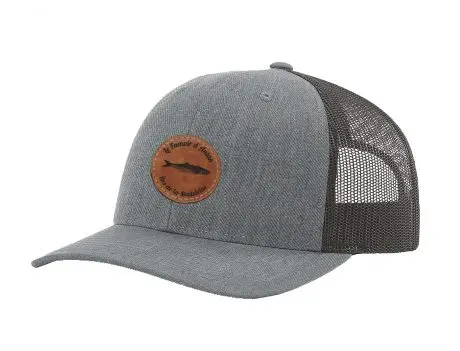 Grey trucker cap