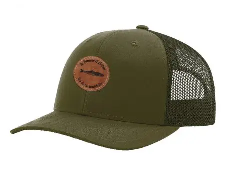 Forest green trucker cap